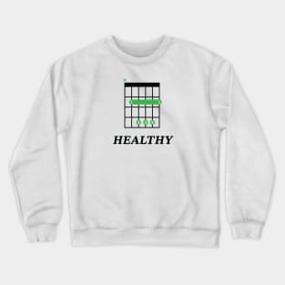 B Healthy B Guitar Chord Tab Light Theme Crewneck Sweatshirt